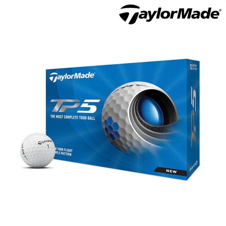 [테일러메이드코리아정품] 2021 TP5 골프볼(5피스구조볼)(화이트/옐로우/PIX2.0)