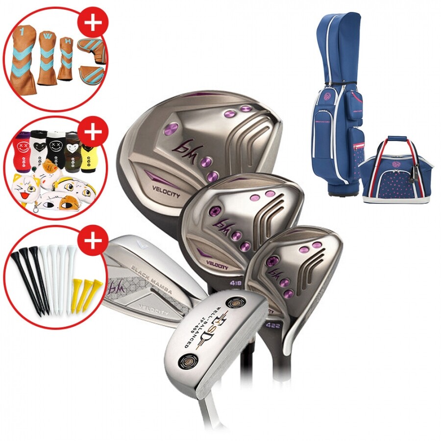 증정 [지브이투어정품] BM PURPLE 여성용 골프채 풀세트 GF
