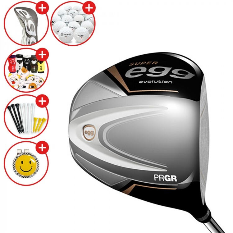 증정A [프로기아정품] 24년 피알지알 슈퍼에그 SUPER EGG 고반발 드라이버 여성용 GF