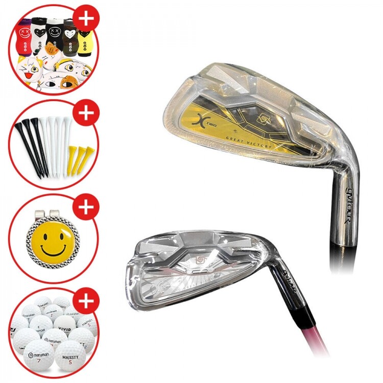 증정A [지브이투어 정품] 지브이 GV 아이언 X-TWO 7번 단품 GF