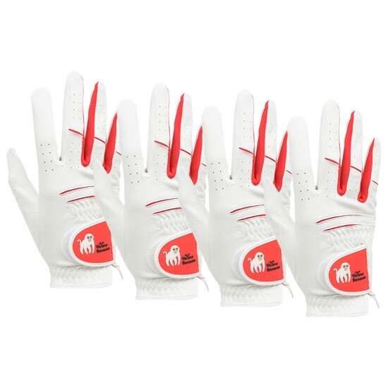 [옐로우바나나] 합성피혁 골프장갑 여성용 양손 4세트 GF