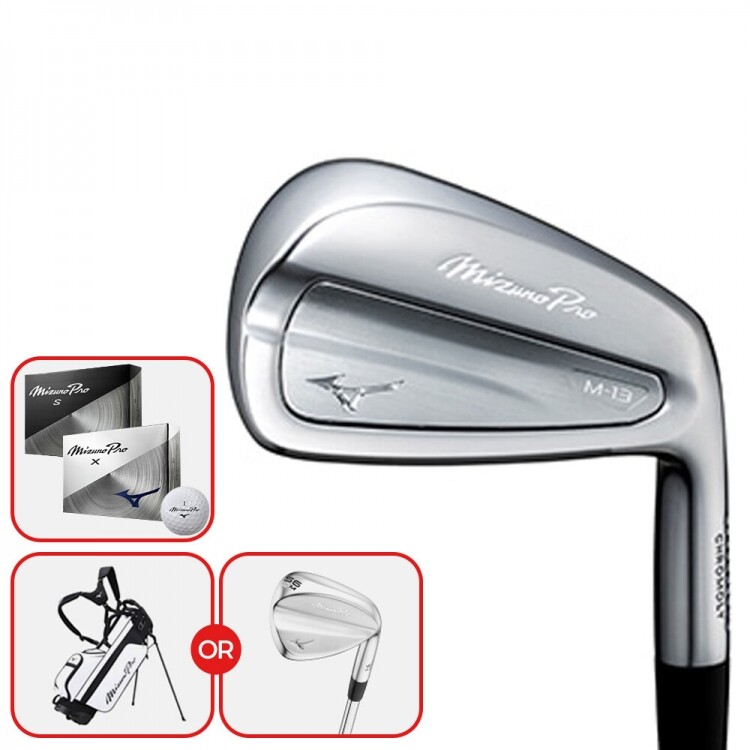[스탠드백 or 웨지+볼 2더즌 증정] [한국미즈노정품] 미즈노프로 25년 M-13 남성 아이언세트(4-PW) GF