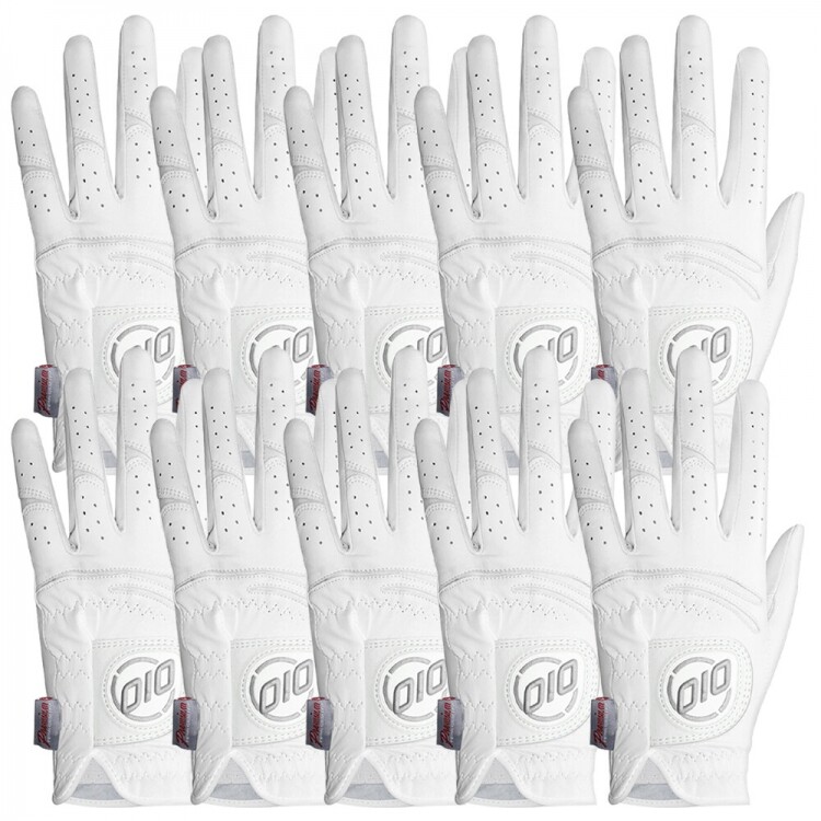 [범양글러브] 왼손 OIO 천연양피 골프장갑 여성용 10장세트 GF