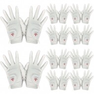 [폴리브파크골프정품] 메이플 파크골프장갑 남성용 화이트 10장 세트 GF