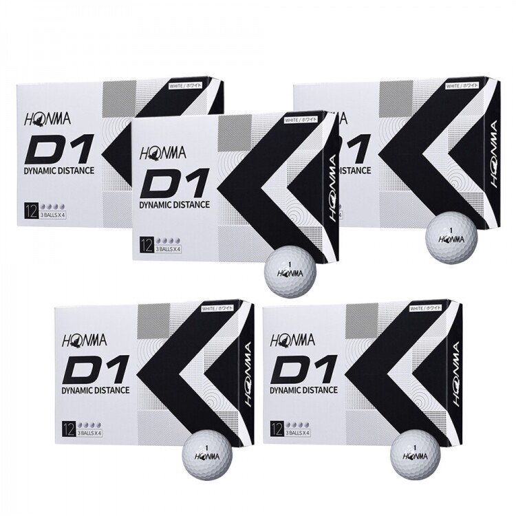 (혼마골프 정품) 혼마 D1 골프공 2피스 5더즌 세트 GF