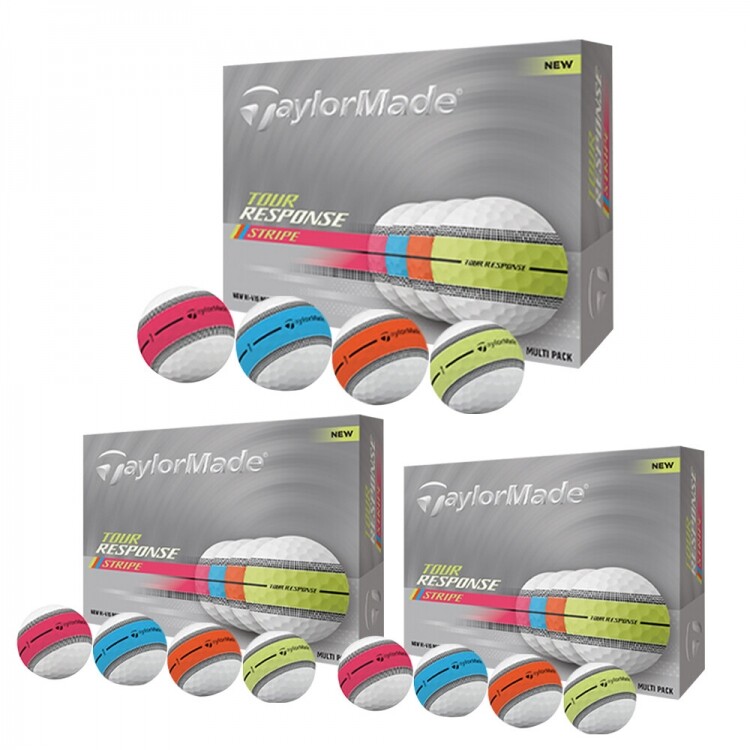 [테일러메이드정품] 로고무료인쇄 25년 투어 리스폰스 TOUR RESPONSE 골프공 12구 3피스 3더즌세트 GF