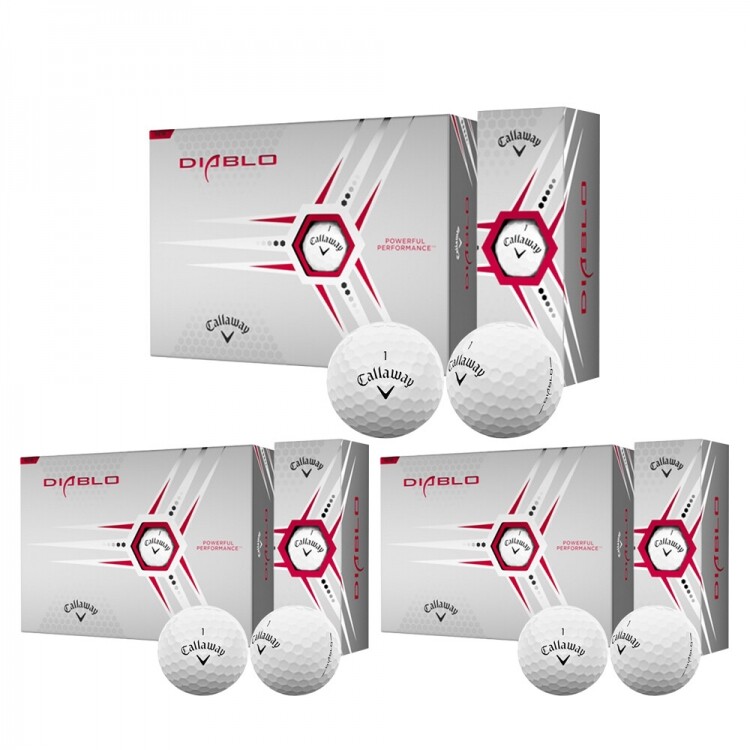 캘러웨이 헥스(HEX) 디아블로 골프볼(2피스)(화이트) 12구 3더즌세트 GF