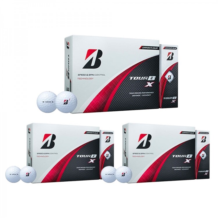 [석교상사 정품] 로고무료인쇄 브릿지스톤 TOUR B X (3피스)(CORPORATE EDITION) 3더즌세트 GF