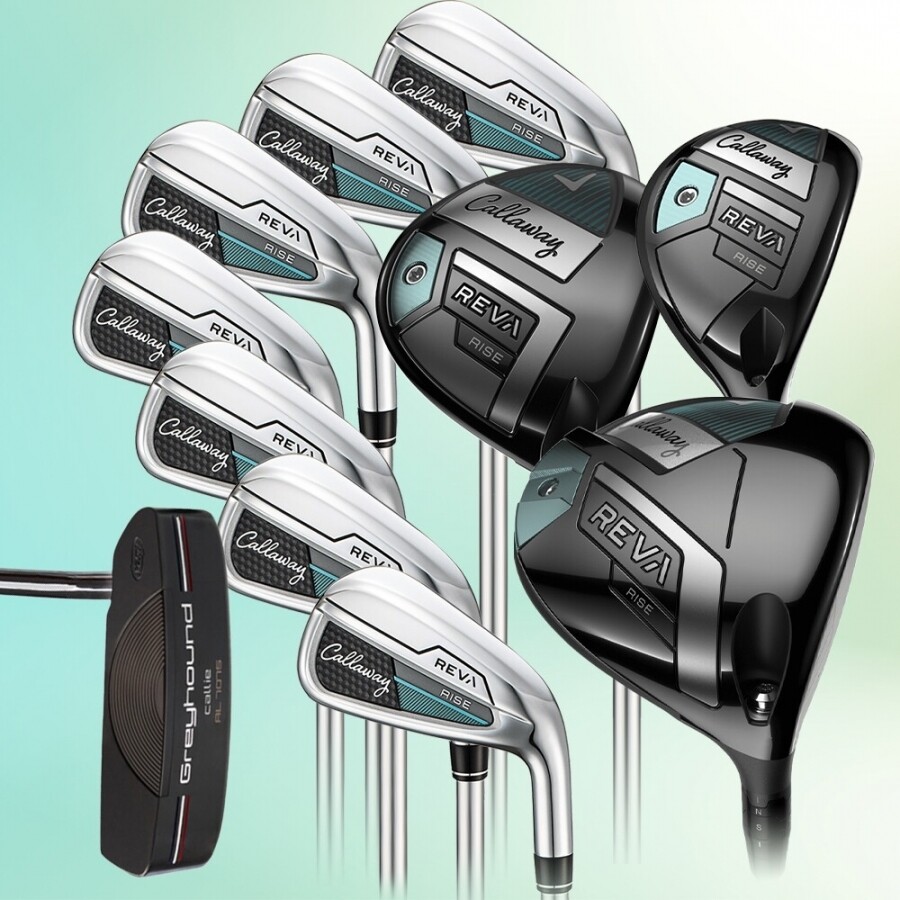 [캘러웨이정품] 캘러웨이 레바 라이즈 (REVA RISE) 여성용 풀세트 (11PCS)(D+FW+UT+7I+PT) GF