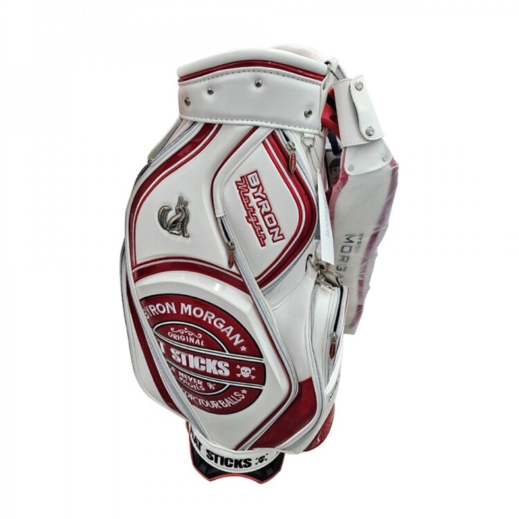 바이런모건 캐디백 화이트/레드(WHITE/RED) GF