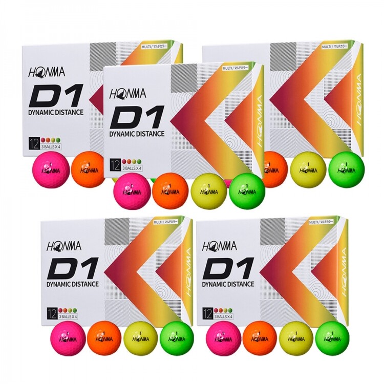 (혼마골프 정품) 혼마 D1 골프공 2피스 5더즌 세트 GF