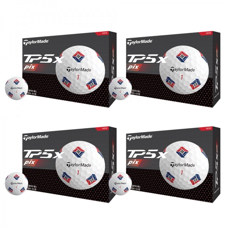 [테일러메이드정품] TP5X 볼 KOREA 디자인 4더즌세트 GF