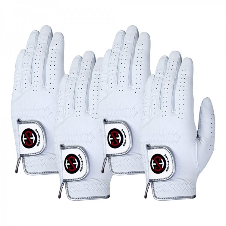 세븐힐스 카브레타 천연 양피 왼손 여성용 장갑 4장 세트 GF