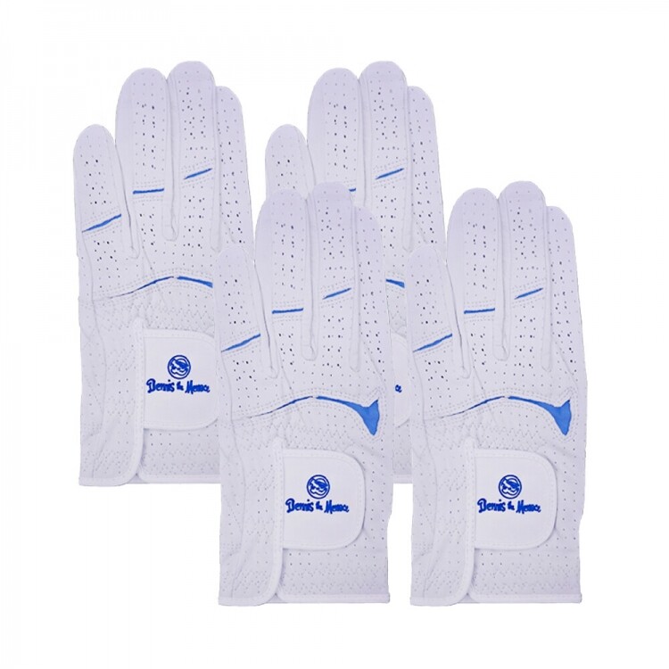 데니스 골프장갑 남성용 양피 4장세트 GF