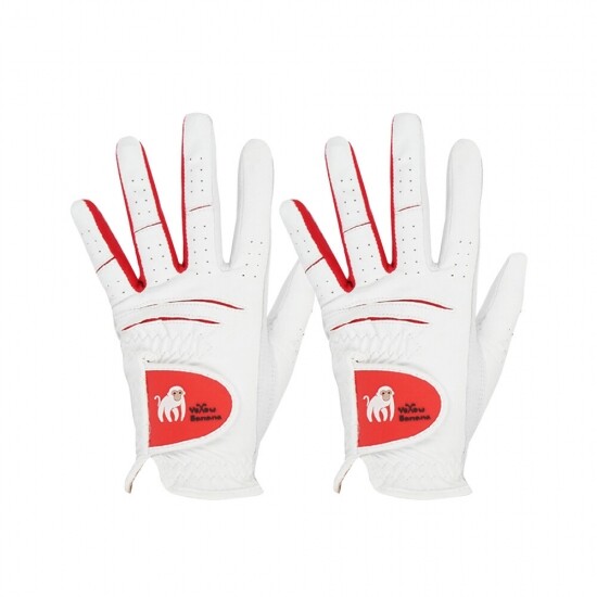 [옐로우바나나] 반양피 골프장갑 여성용 양손 2세트 GF