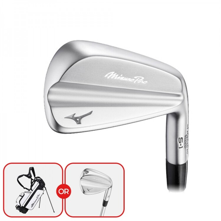 [스탠드백or웨지 증정][한국미즈노정품] 미즈노프로 25년 S-1 남성 스틸 아이언세트(4-PW) 커스텀제작 GF