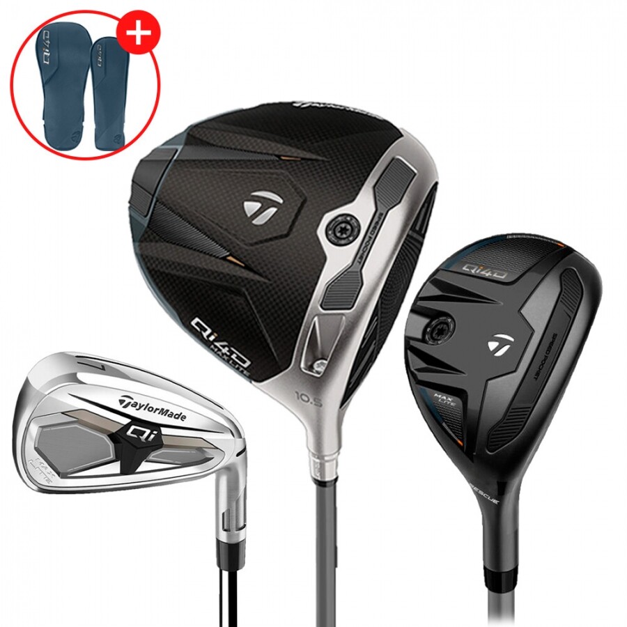 [테일러메이드정품] QI4D MAX LITE 여성용 조합 풀세트 (D+U+I) L강도 GF