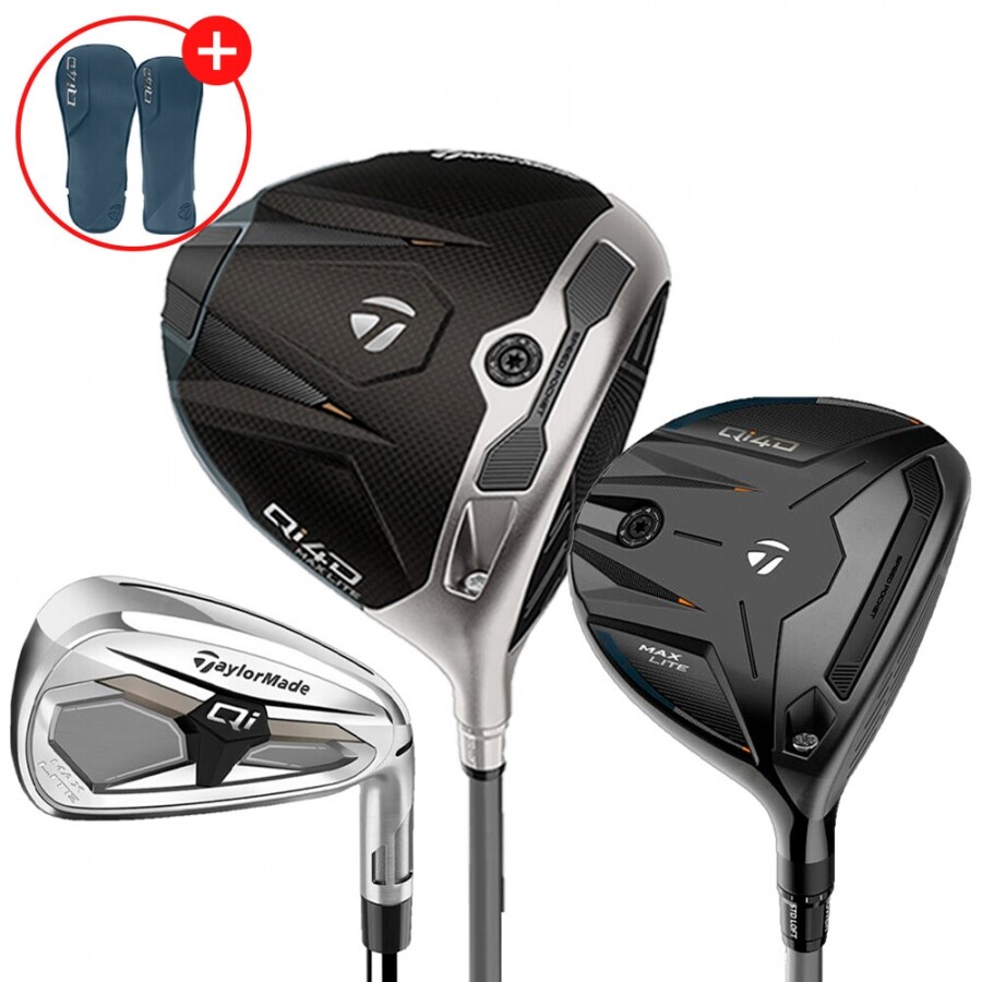 [테일러메이드정품] QI4D MAX LITE 여성용 조합 풀세트 (D+W+IR) L강도 GF
