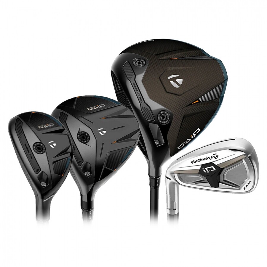 [좌타 특주] [테일러메이드정품] QI4D 남성용 조합 풀세트 왼손 좌타 (D+W+U+IR)  커스텀 제작 3주 소요 GF