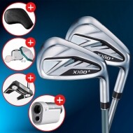 [클리브랜드 퍼터+거리측정기증정][던롭스포츠 코리아] 젝시오14 플러스 남성 8개 아이언세트 GF