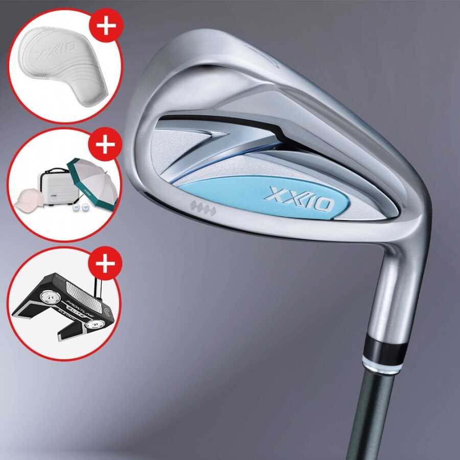 [클리브랜드 퍼터증정][던롭스포츠 코리아] 젝시오14 여성 블루 7개 아이언세트 GF