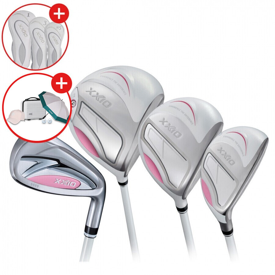 [던롭스포츠 코리아] 젝시오14 여성용 화이트 풀세트 (D+W+U+IR) GF