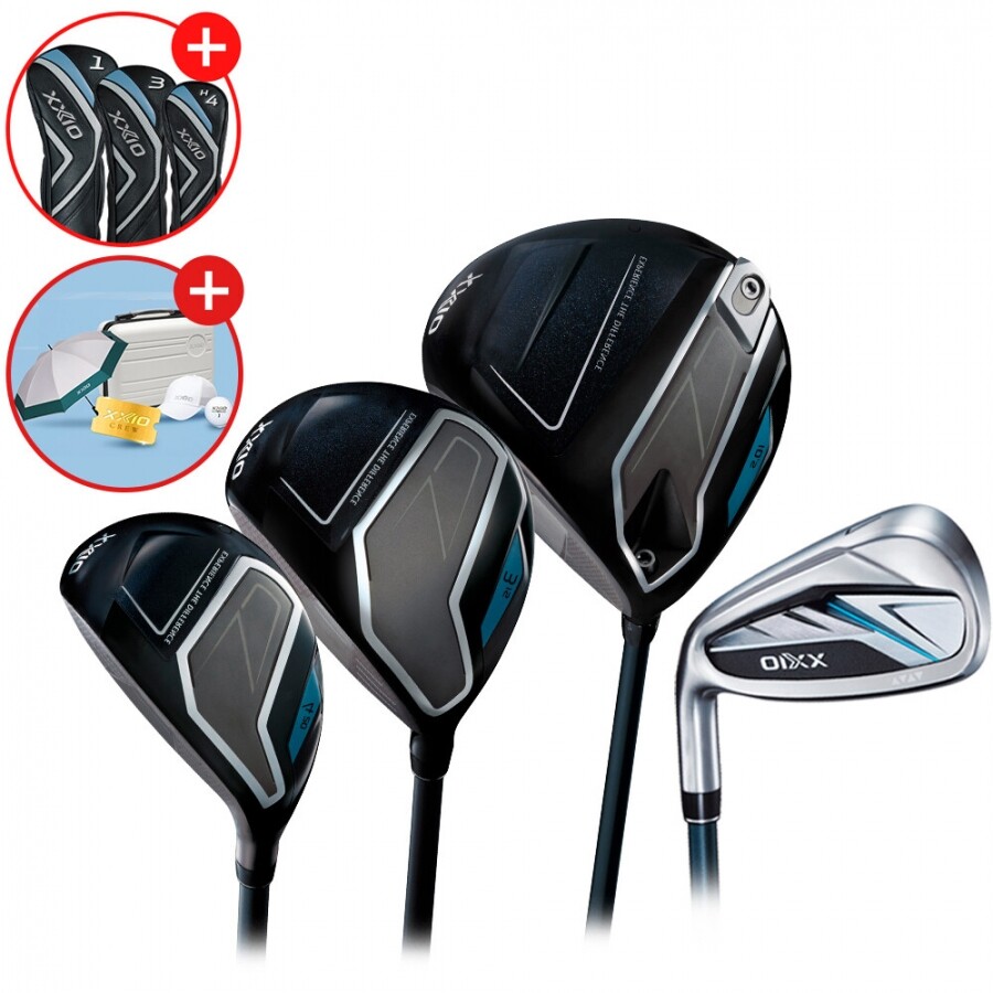 [던롭스포츠 코리아] 젝시오14 남성용 좌타 풀세트 (D+W+U+IR) GF