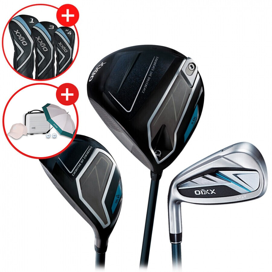 [던롭스포츠 코리아] 젝시오14 남성용 좌타 풀세트 (D+U+IR) GF