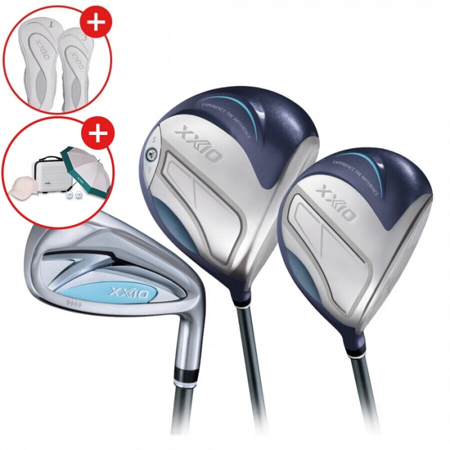 [던롭스포츠 코리아] 젝시오14 여성용 블루 풀세트 (D+W+IR) GF