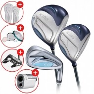 [클리브랜드 퍼터+거리측정기증정][던롭스포츠 코리아] 젝시오14 여성용 블루 풀세트 (D+W+IR) GF