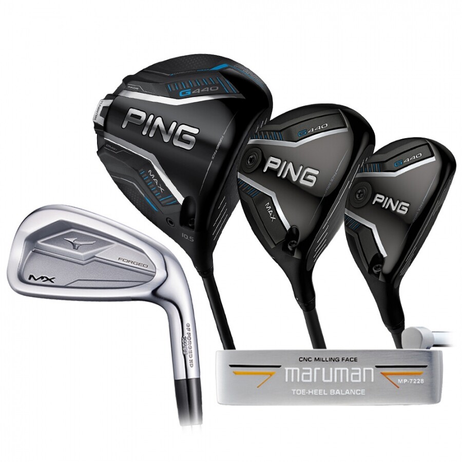 [미즈노상품권][한국미즈노정품] 2026년 신형 MX 포지드 남성 스틸 7I 조합 풀세트 (G440 D+G440 W+G440 UT+MX 7I+SG PT) GF