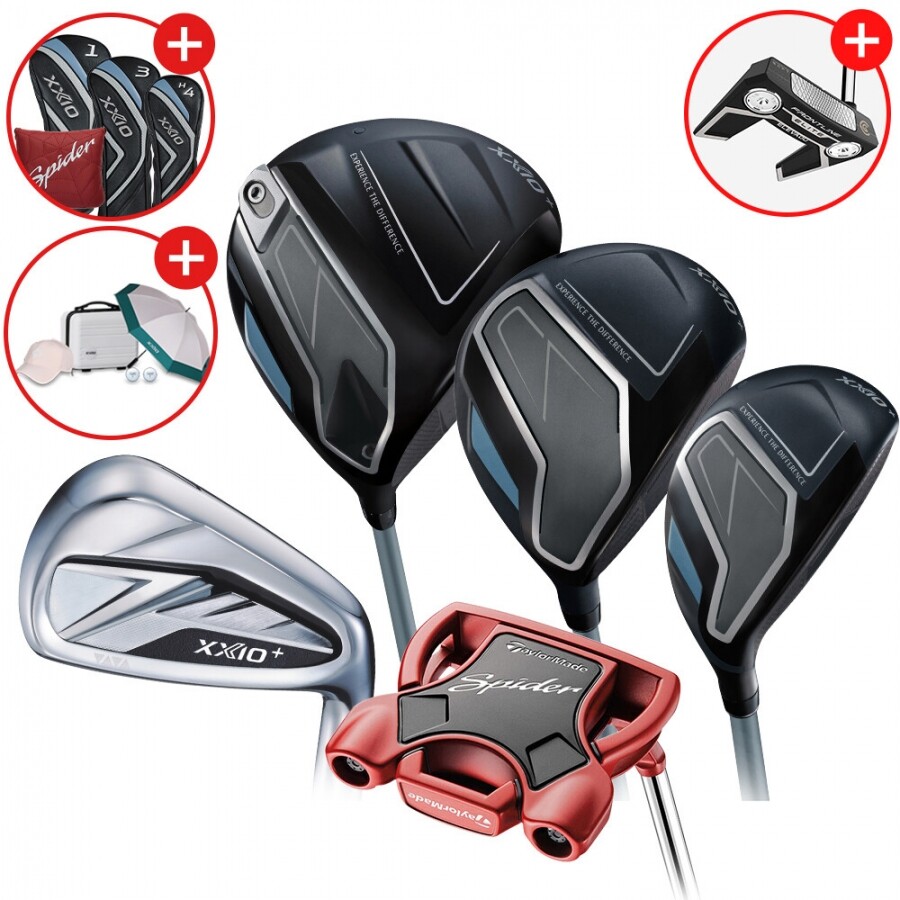 [클리브랜드 퍼터증정][던롭스포츠코리아] 젝시오14 플러스 남성용 풀세트 (D+W+U+IR+PT) GF