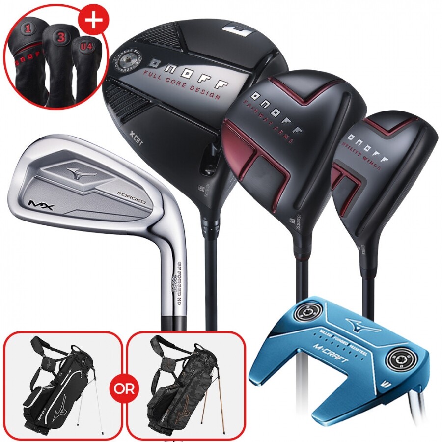 [스탠드백 증정] [한국미즈노정품] 2026년 신형 MX 포지드 남성 그라파이트 8I 조합 풀세트 (CBT PLUS D+CBT 522W+CBT 522UT+M.CARFT PT+MX 8I) GF