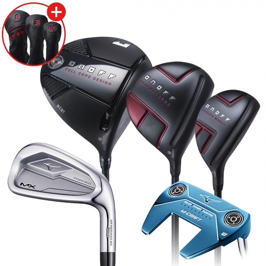 [한국미즈노정품] 2026년 신형 MX 포지드 남성 그라파이트 8I 조합 풀세트 (CBT PLUS D+CBT 522W+CBT 522UT+M.CARFT PT+MX 8I) GF