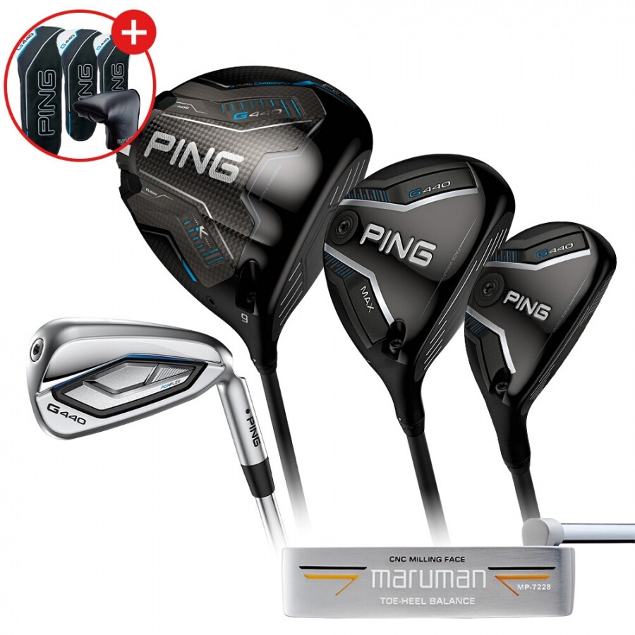 [삼양인터내셔날 정품] 핑 G440K&G440 남성용 조합풀세트 카본 아이언 S(퍼터증정) GF