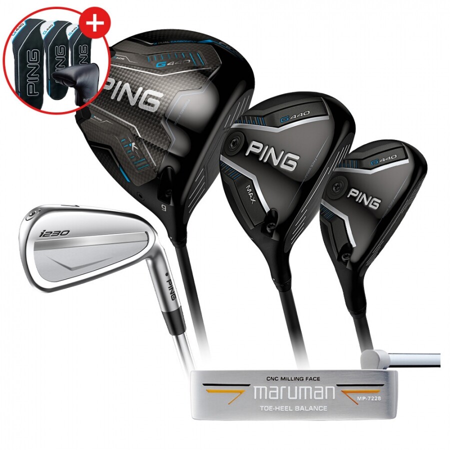 [삼양인터내셔날 정품] 핑 G440K&G440 남성용 조합풀세트 I230 스틸 R(퍼터증정) GF