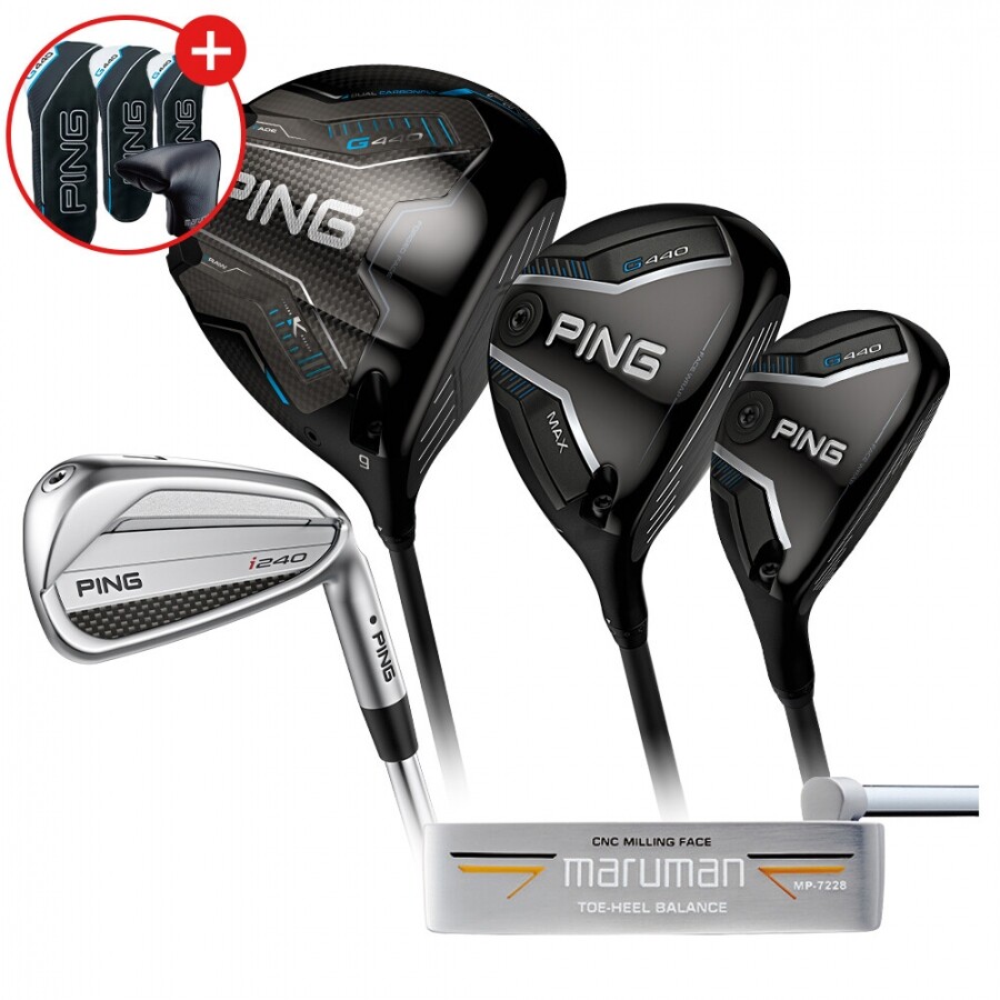 [삼양인터내셔날 정품] 핑 G440K&G440 남성용 조합풀세트 I240 스틸 R(퍼터증정) GF
