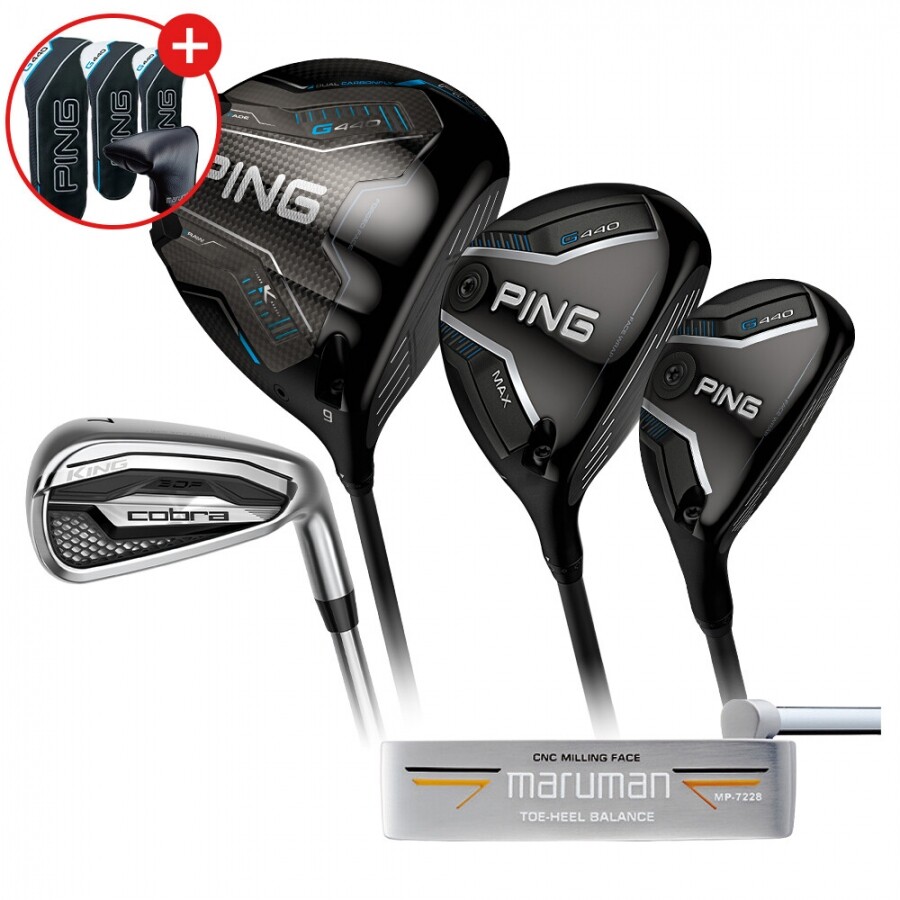 [정품] 핑 G440K&G440, 코브라아이언(KING) R강도 남성용 조합풀세트 GF