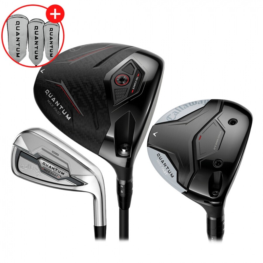 [한국캘러웨이정품] 캘러웨이 퀀텀 맥스패스트(QUANTUM MAX FAST) 여성용 조합풀세트 (D+W+I) GF