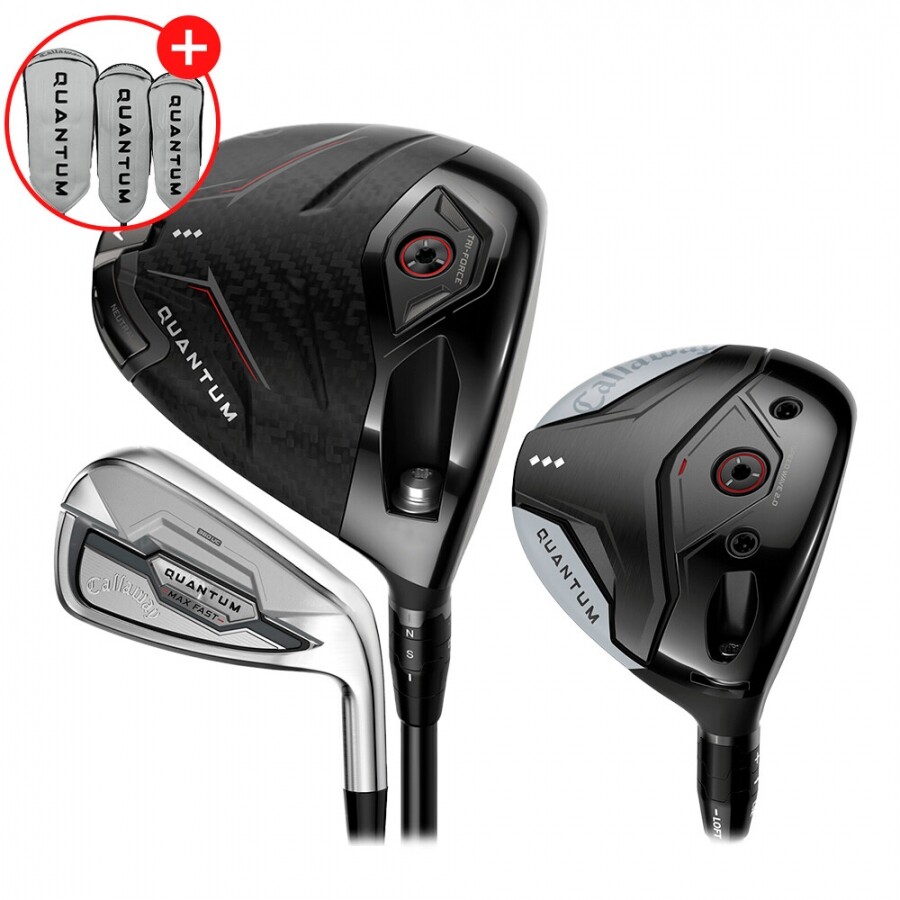 [한국캘러웨이정품] 캘러웨이 퀀텀 트리플다이아몬드(QUANTUM TD) 남성용 조합풀세트 (D+W+I) GF