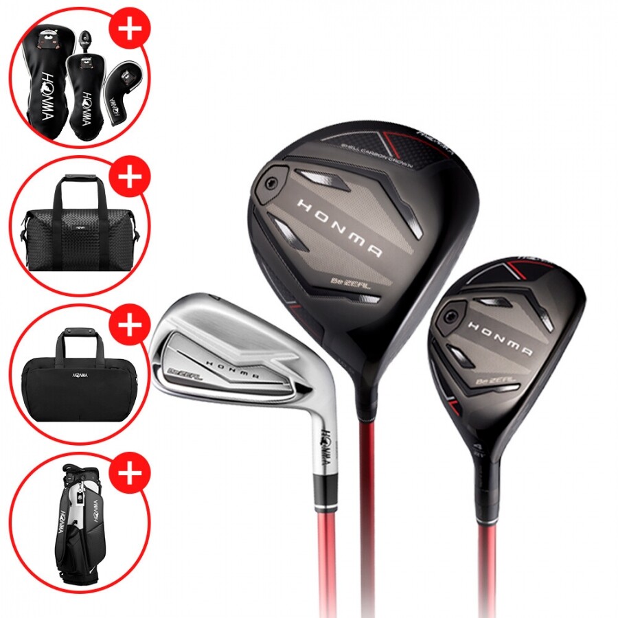 [혼마골프 정품] 혼마 비즐4 BeZEAL4 남성용 조합풀세트(D+U+I) GF