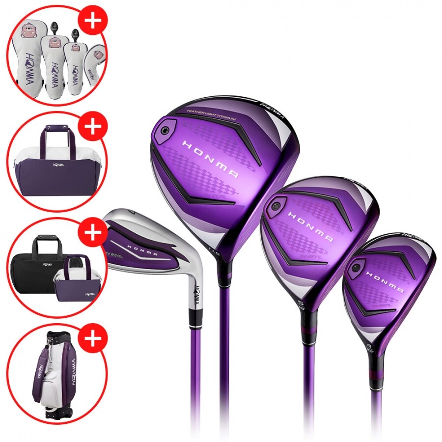 [혼마골프 정품] 혼마 비즐4 BeZEAL4 여성용 조합풀세트(D+W+U+I) GF