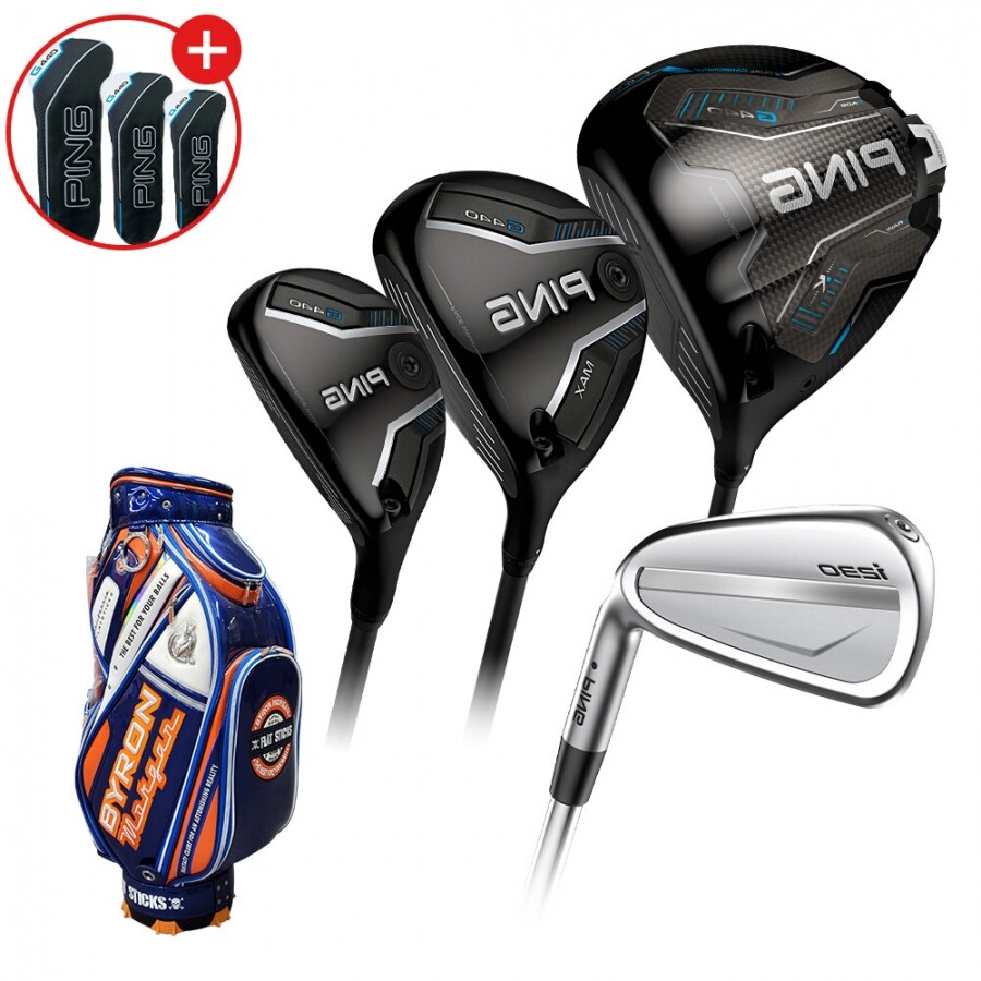 (좌타특주)[삼양인터내셔날 정품] 핑 G440K&G440 MAX 남성용 조합풀세트 I230 스틸 R(캐디백증정) GF