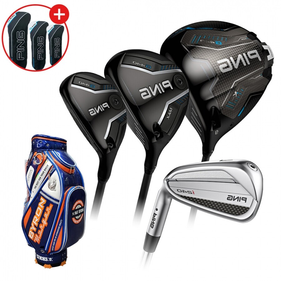 (좌타특주)[삼양인터내셔날 정품] 핑 G440K&G440 MAX 남성용 조합풀세트 I240 스틸 S(캐디백증정) GF