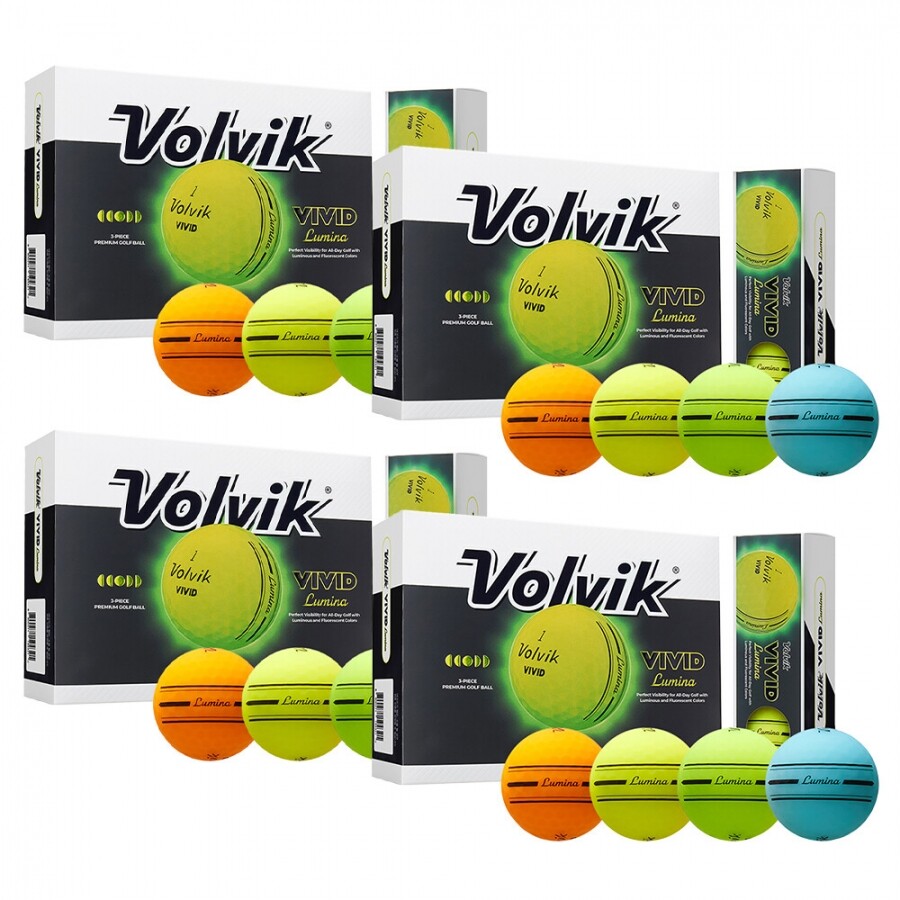 [볼빅정품] 로고볼 무료인쇄10-1 2026 비비드(VIVID) 루미나 4개 세트 GF