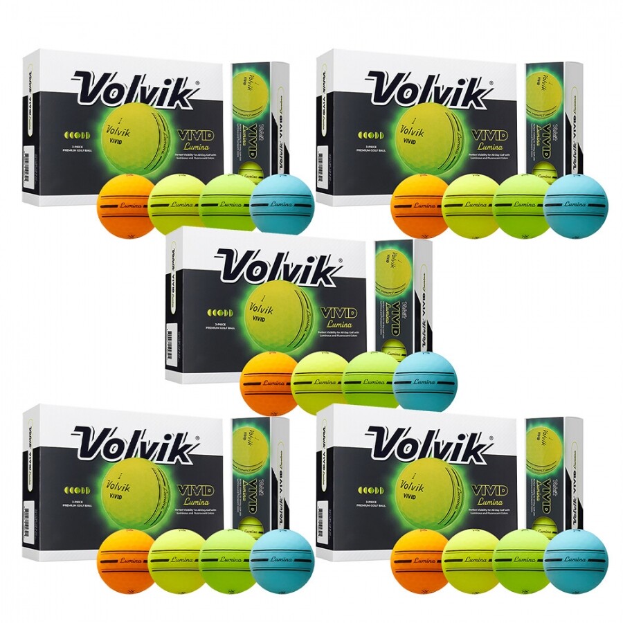 [볼빅정품] 로고볼 무료인쇄10-1 2026 비비드(VIVID) 루미나 5개 세트 GF