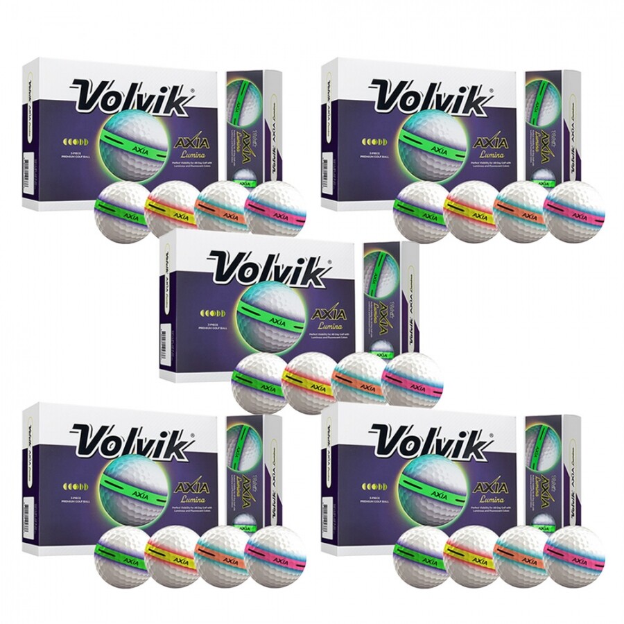 [볼빅정품] 로고볼 무료인쇄10-1 2026 엑시아(AXIA) 루미나 5개 세트 GF