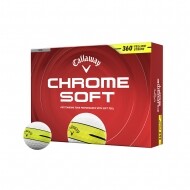 [한국캘러웨이정품] 26년 크롬소프트 360 옐로우 스트라이프 골프공 (12구 3피스) GF