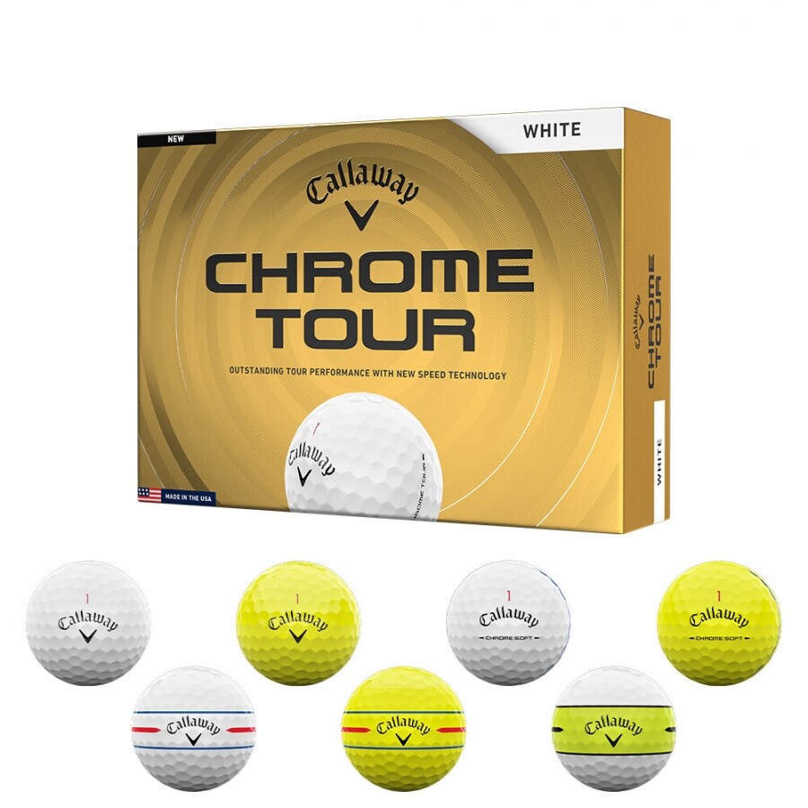 로고무료인쇄 캘러웨이 26 크롬투어(CHROME TOUR) 골프공 3피스 GF