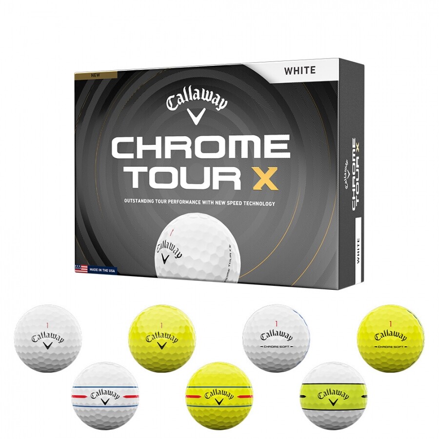 로고무료인쇄 캘러웨이 26 크롬투어 X(CHROME TOUR X) 골프공 3피스 GF